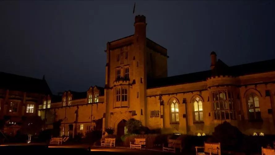 Mansfield College in the evening
