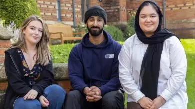 Jessica Neate, Bassam al-Meshal and Nargis Ahmadi